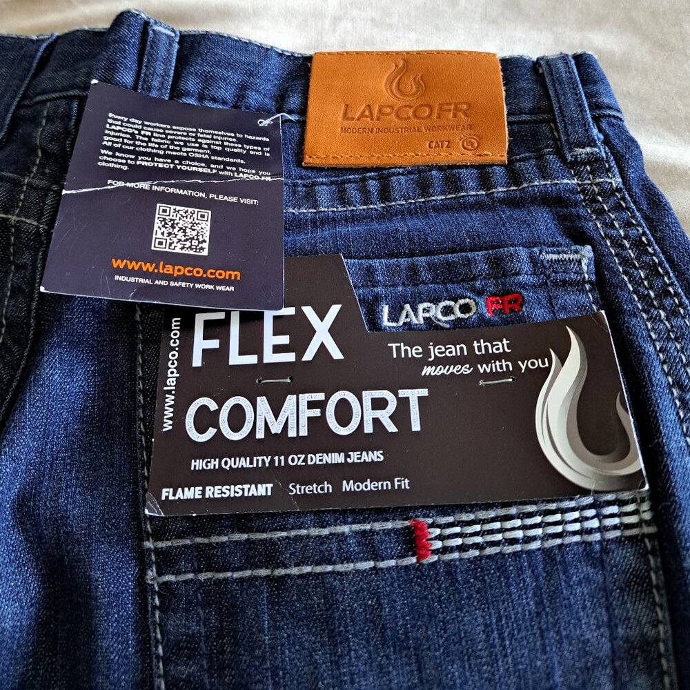 LAPCO FR Flame-Resistant Comfort Flex Jeans 32x34